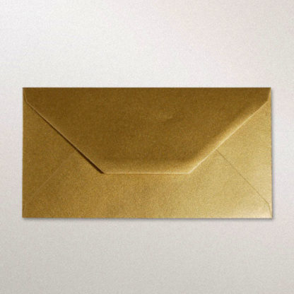 Enveloppe longue or