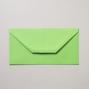 Enveloppe longue verte